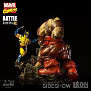 Marvel Wolverine vs Juggernaut 1/6 Scale Diorama 44 CM